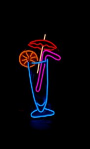 Juice / Drink Neon Glass