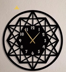 Geometric  Style Wall Clock | Lucky Arts