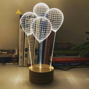 2D Balloon's Illusion Lamp | Lucky Arts