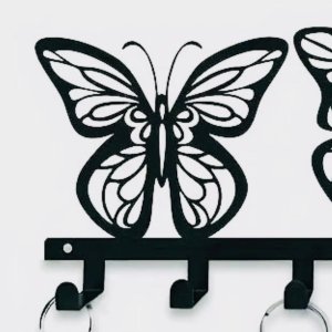 2D Butterfly Keychain Holder | Lucky Arts