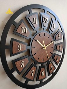 Modern Wooden Wall Clock | Lucky Arts