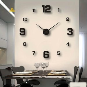 Modern Numeric Wall Clock | Lucky Arts