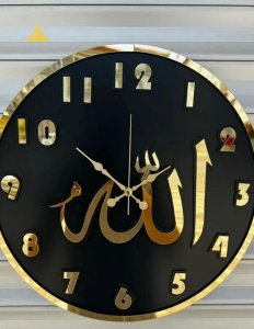 Beautiful Shinny Wall Clock | Lucky Arts